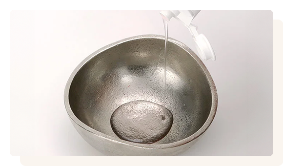 水でテクスチャー変更可能