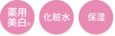 薬用美白・化粧水・保湿