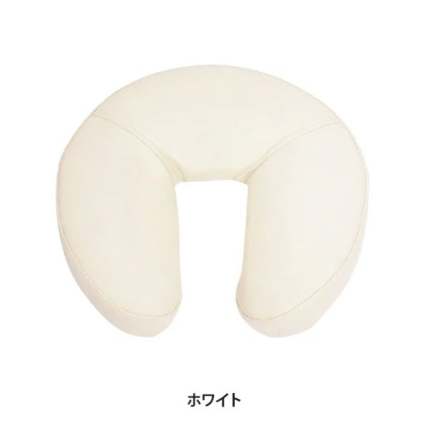 顔マクラ (薄型) 高さ6cm ホワイト
