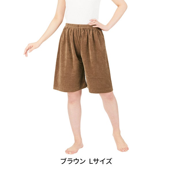トランクス (べロア生地) Lサイズ ブラウン