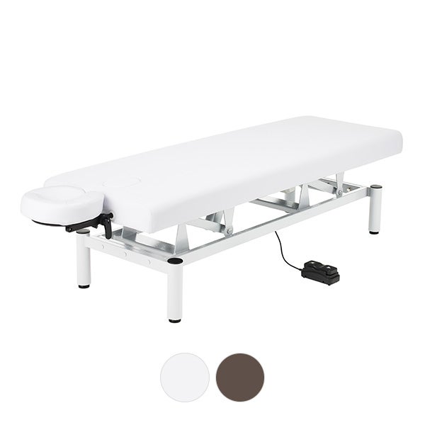 電動昇降 マッサージベッド (有孔) 幅65cm (カラーを選択してください)