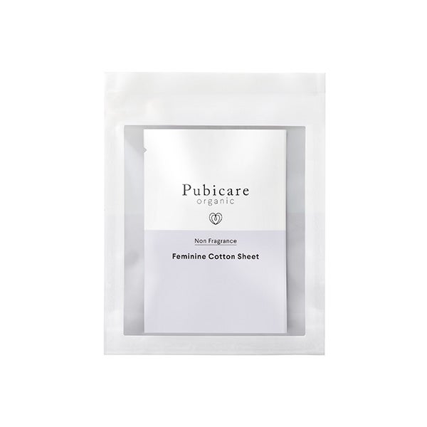 [Pubicare organic] フェミニン コットン シート 無香料 5枚入り