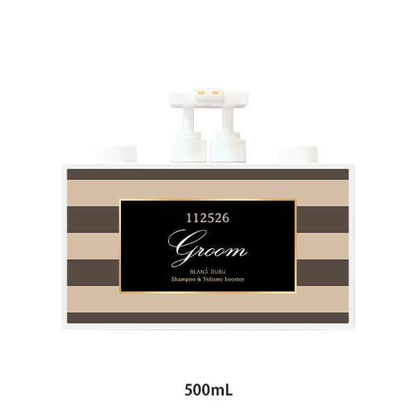 [ブランドゥブ] クルムシャンプー (500mL)＆ボリュームブースター (500mL)