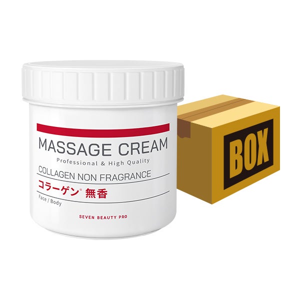 [SEVEN BEAUTY PRO] マッサージクリーム コラーゲン(無香料) 450g （36個入り)
