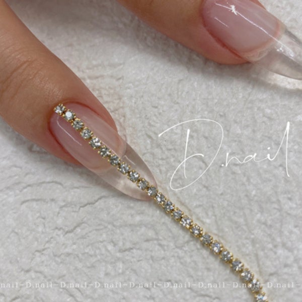 [D.nail] デコレーションチェーン ゴールド 1.5mm