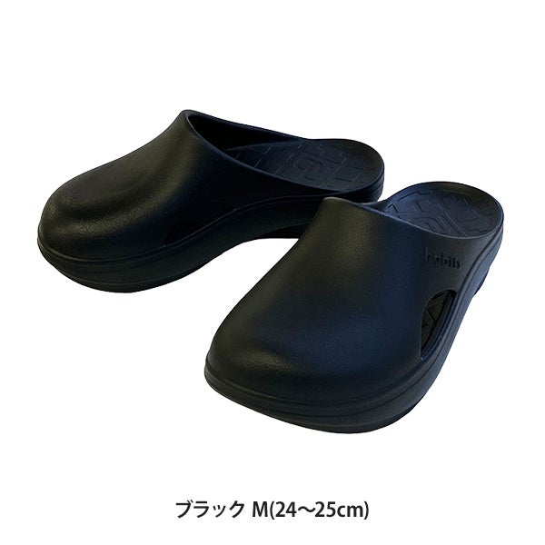 [habits] ビーメイクサンダル コロン ブラック M(24～25cm)